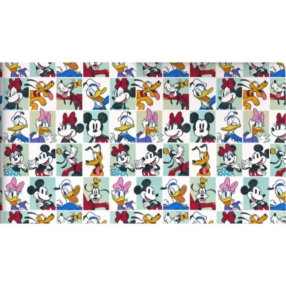 Hallmark Wrapping Paper Christmas Birthday Mickey Mouse & Friends  22.5 sq ft - Picture 1 of 6